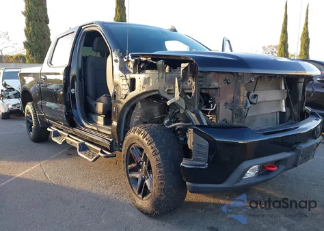 2022 Chevrolet Silverado 1500 Ltd 4Wd Short Bed Lt Trail Boss z USA, uszkodzony, nr VIN 3GCPYFED0NG167354